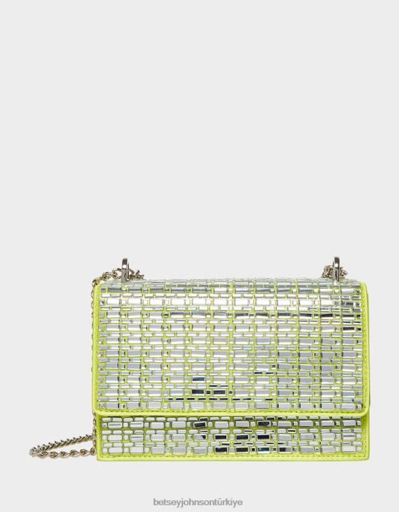 dönüştürülebilir kapaklı çanta üzerinde parla ağaç kavunu N26HX239 kadınlar Betsey Johnson Aksesuarlar