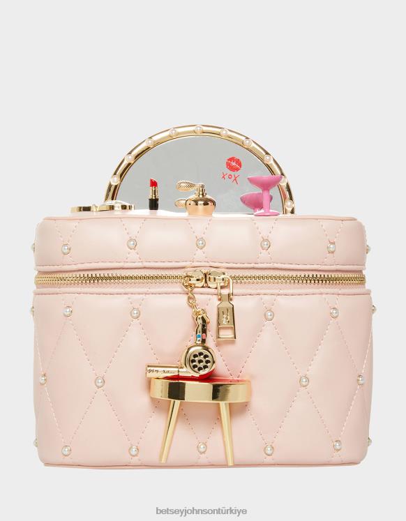 kiç ayna ayna makyaj masası crossbody kızarmak N26HX217 kadınlar Betsey Johnson Aksesuarlar