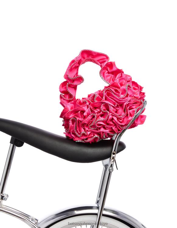tüm çanta fırfır pembe N26HX201 kadınlar Betsey Johnson Aksesuarlar
