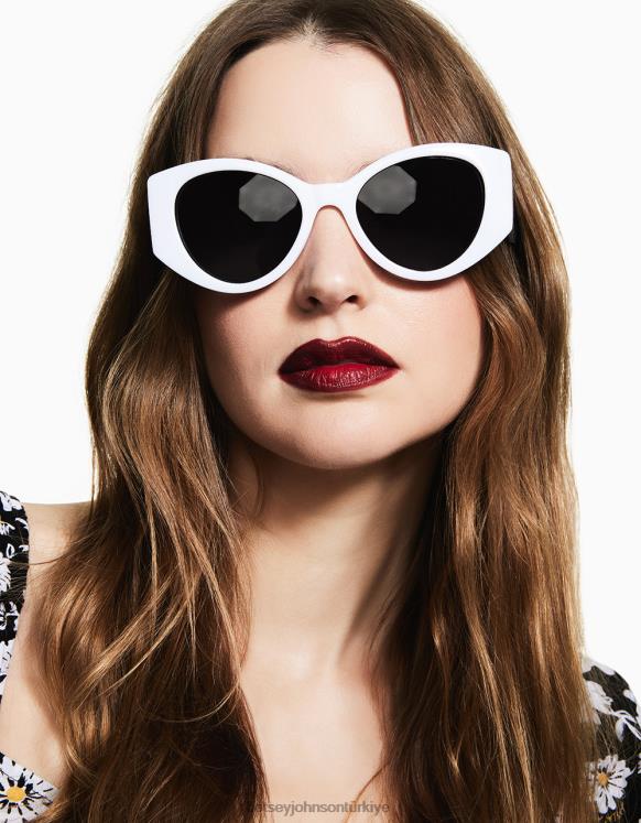 çift ​​güneş gözlüğü almak siyah beyaz N26HX394 kadınlar Betsey Johnson Aksesuarlar