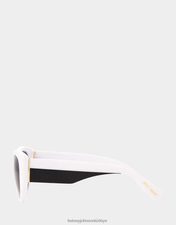 çift ​​güneş gözlüğü almak siyah beyaz N26HX394 kadınlar Betsey Johnson Aksesuarlar