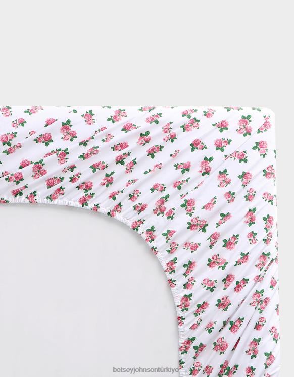 minik pembe güller tam çarşaf seti çok N26HX402 üniseks Betsey Johnson Aksesuarlar