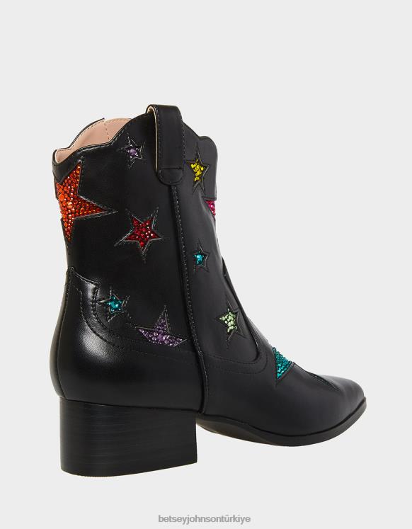 Edison siyah N26HX191 kadınlar Betsey Johnson ayakkabı