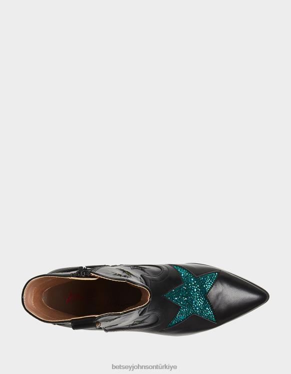 Edison siyah N26HX191 kadınlar Betsey Johnson ayakkabı
