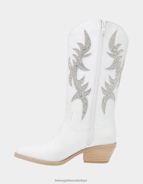 aliza fildişi N26HX2 kadınlar Betsey Johnson ayakkabı