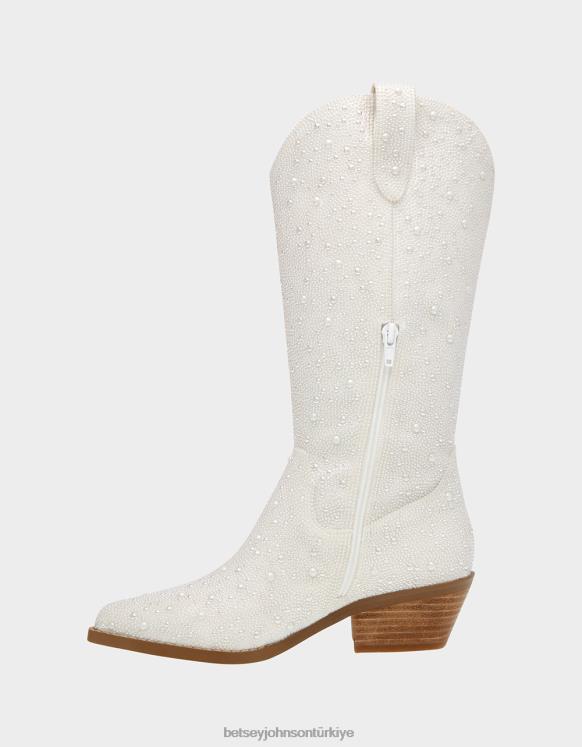 dallar fildişi N26HX192 kadınlar Betsey Johnson ayakkabı