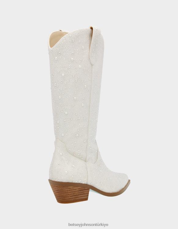 dallar fildişi N26HX192 kadınlar Betsey Johnson ayakkabı