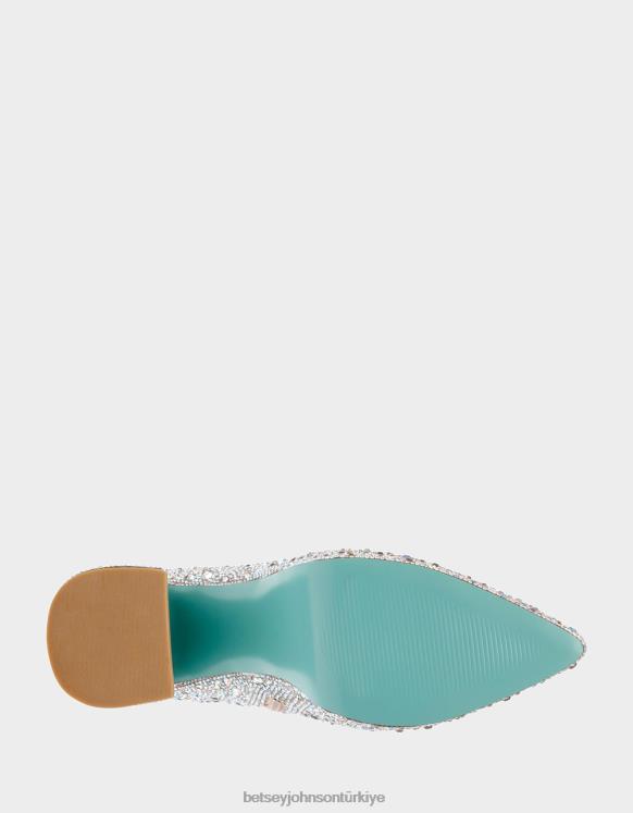 della rhinestones N26HX15 kadınlar Betsey Johnson ayakkabı