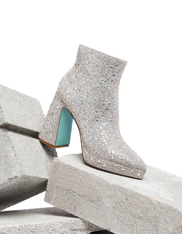 della rhinestones N26HX15 kadınlar Betsey Johnson ayakkabı