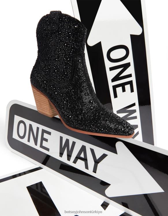 diva siyah N26HX44 kadınlar Betsey Johnson ayakkabı