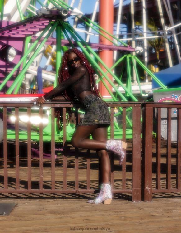 divaf çiçek çok N26HX41 kadınlar Betsey Johnson ayakkabı