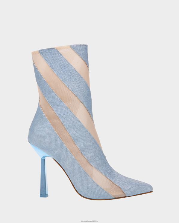 kaşar mavi N26HX165 kadınlar Betsey Johnson ayakkabı