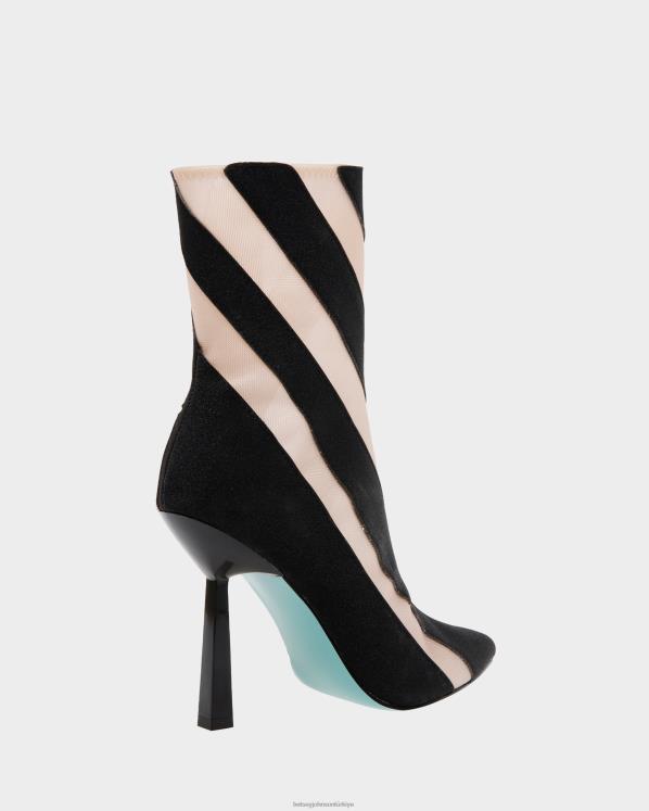 kaşar siyah N26HX143 kadınlar Betsey Johnson ayakkabı