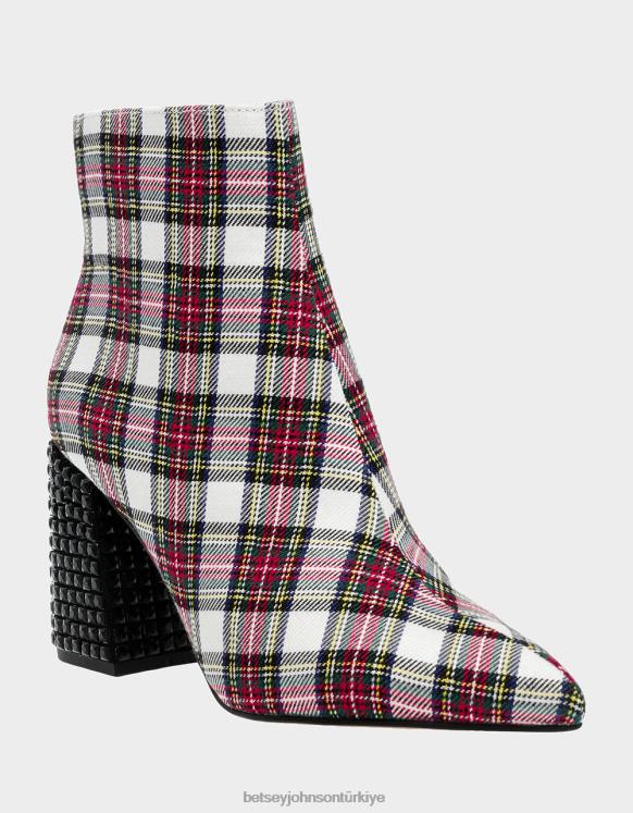 kassie kırmızı beyaz N26HX27 kadınlar Betsey Johnson ayakkabı
