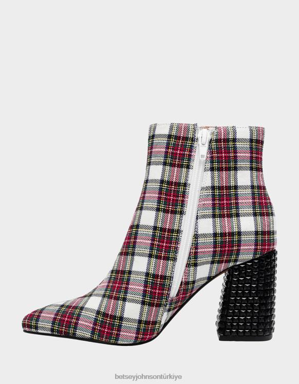 kassie kırmızı beyaz N26HX27 kadınlar Betsey Johnson ayakkabı