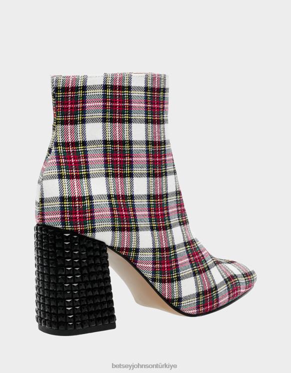 kassie kırmızı beyaz N26HX27 kadınlar Betsey Johnson ayakkabı