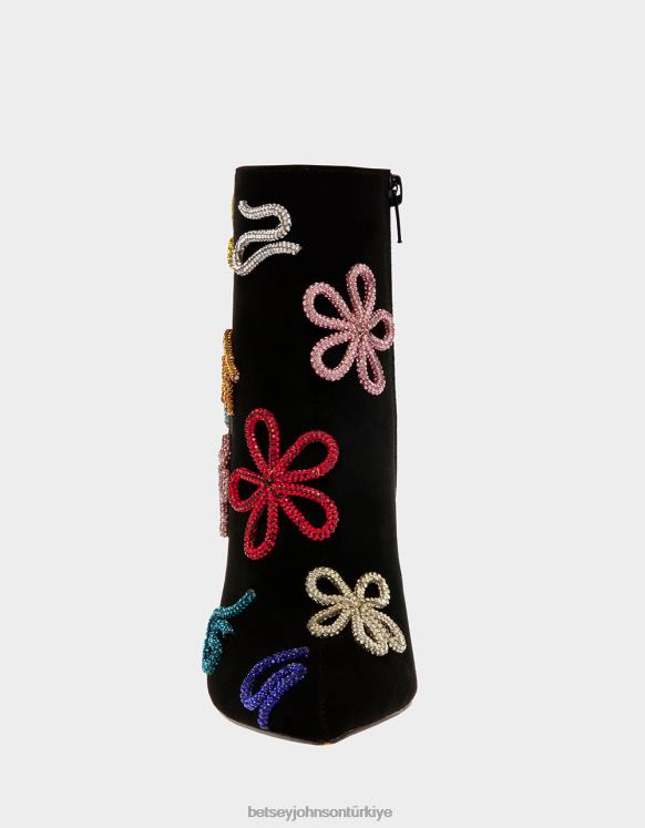 silvia siyah çok N26HX145 kadınlar Betsey Johnson ayakkabı