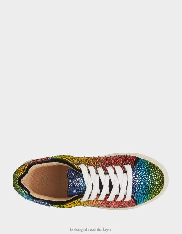 Sidny gökkuşağı çok N26HX175 çocuklar Betsey Johnson ayakkabı
