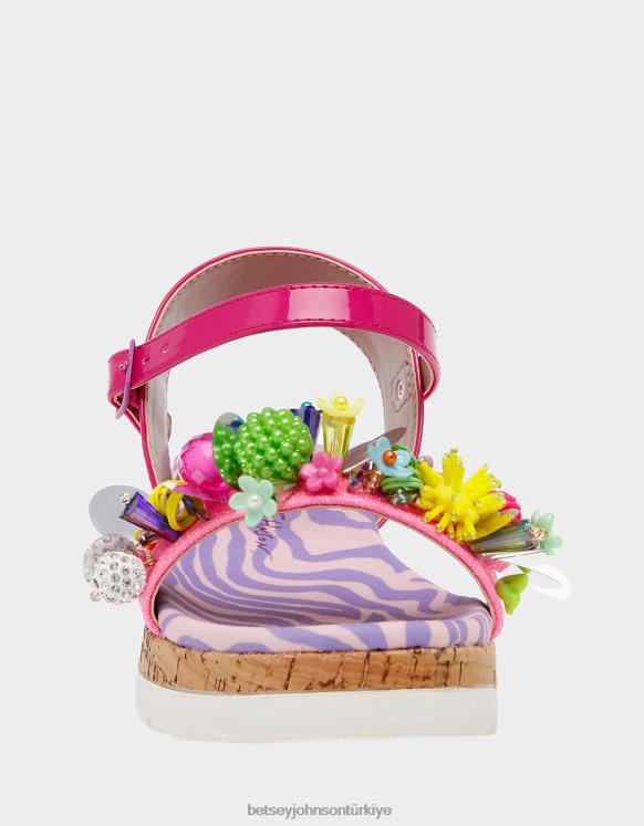 dürüst pembe çok N26HX164 çocuklar Betsey Johnson ayakkabı