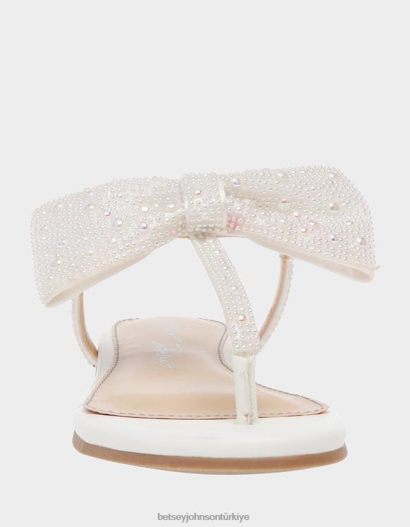 sasha fildişi N26HX186 çocuklar Betsey Johnson ayakkabı