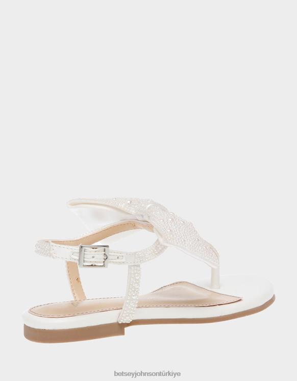 sasha fildişi N26HX186 çocuklar Betsey Johnson ayakkabı