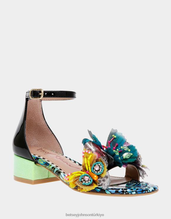 cüce siyah çok N26HX103 çocuklar Betsey Johnson ayakkabı