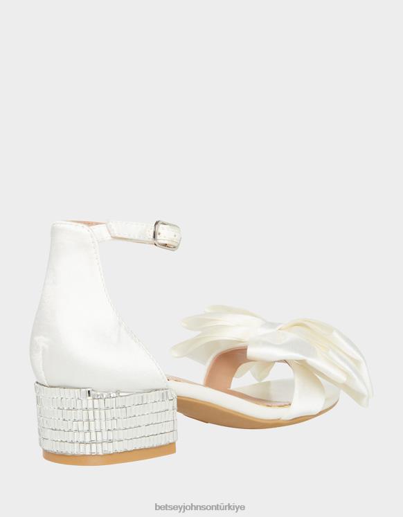 deli fildişi N26HX184 çocuklar Betsey Johnson ayakkabı