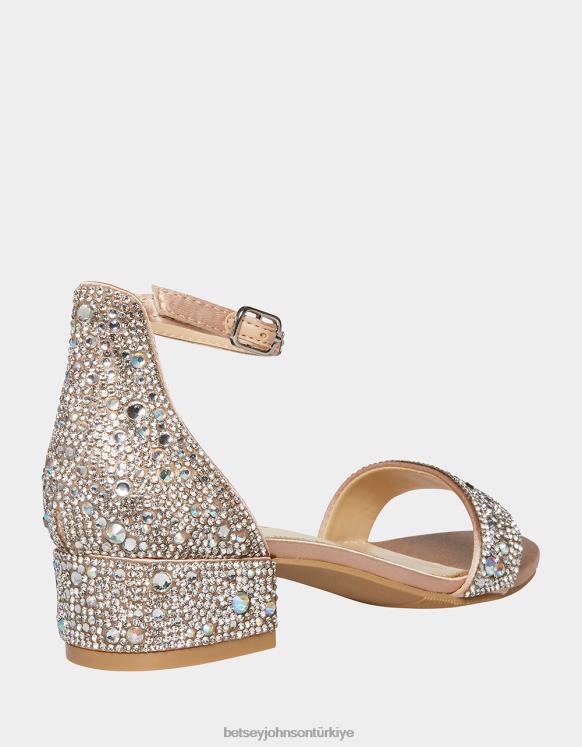 mari Şampanya N26HX151 çocuklar Betsey Johnson ayakkabı