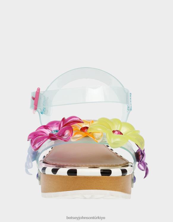 uçmak deniz mavisi N26HX152 çocuklar Betsey Johnson ayakkabı