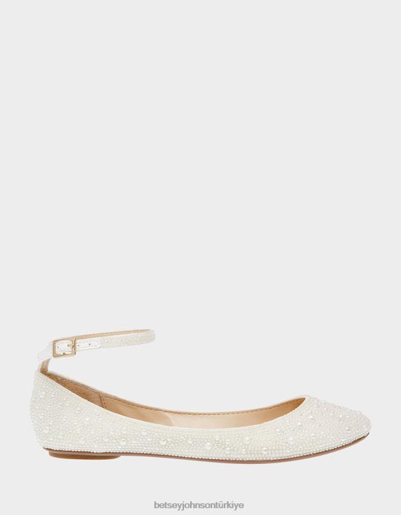 as fildişi N26HX132 kadınlar Betsey Johnson ayakkabı