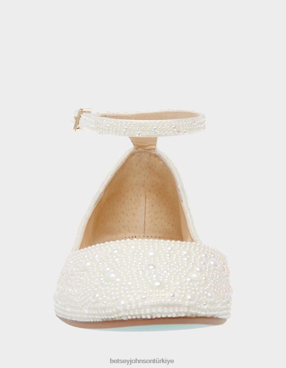 as fildişi N26HX132 kadınlar Betsey Johnson ayakkabı