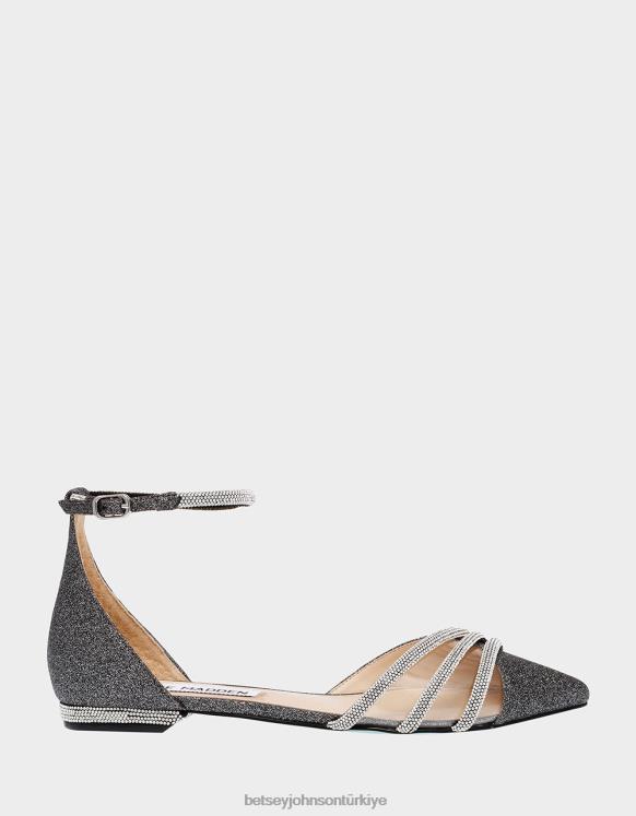 elsa siyah N26HX174 kadınlar Betsey Johnson ayakkabı