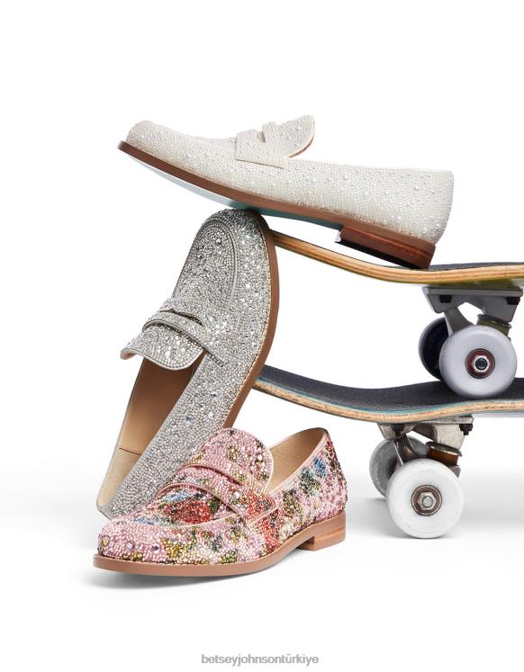 aron fildişi N26HX78 kadınlar Betsey Johnson ayakkabı