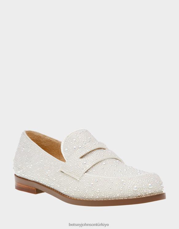 aron fildişi N26HX78 kadınlar Betsey Johnson ayakkabı