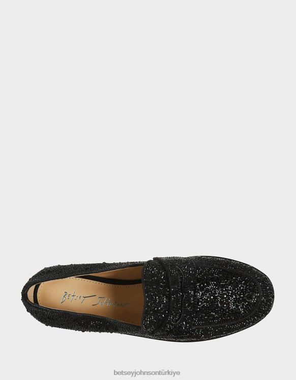 aron siyah N26HX46 kadınlar Betsey Johnson ayakkabı