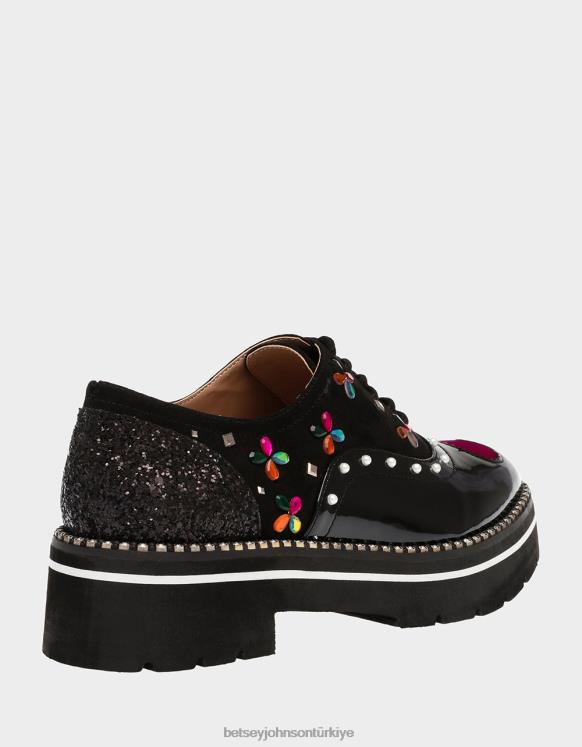 pixxy siyah çok N26HX167 kadınlar Betsey Johnson ayakkabı
