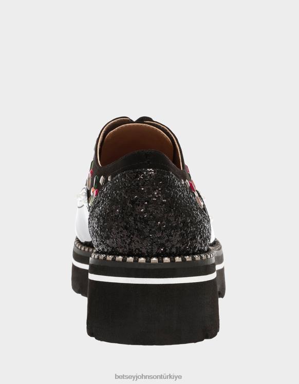 pixxy siyah çok N26HX167 kadınlar Betsey Johnson ayakkabı