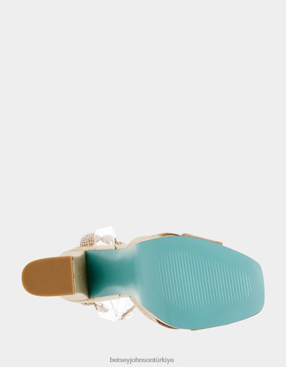 Duvarcı altın N26HX112 kadınlar Betsey Johnson ayakkabı