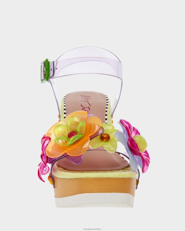 Floryn mor N26HX33 kadınlar Betsey Johnson ayakkabı