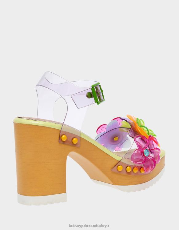 Floryn mor N26HX33 kadınlar Betsey Johnson ayakkabı