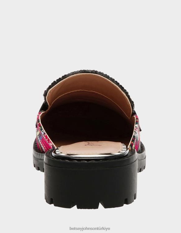 Ronin kırmızı ekose N26HX31 kadınlar Betsey Johnson ayakkabı