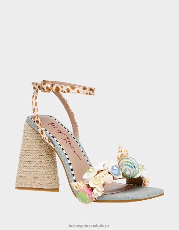 çapa leopar çok N26HX60 kadınlar Betsey Johnson ayakkabı