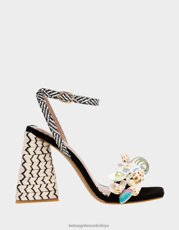 çapa siyah çok N26HX79 kadınlar Betsey Johnson ayakkabı