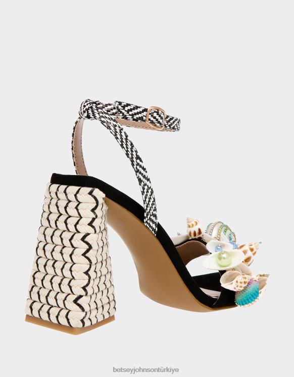 çapa siyah çok N26HX79 kadınlar Betsey Johnson ayakkabı