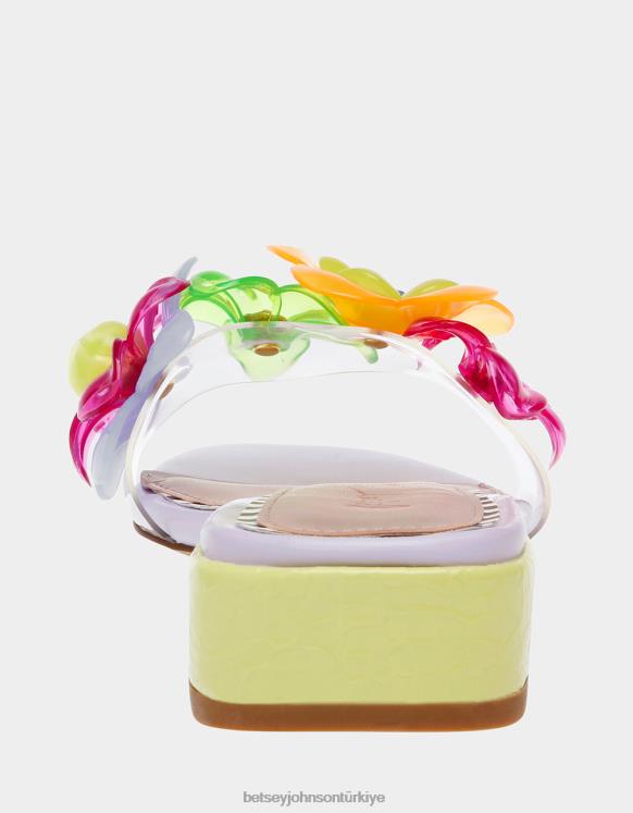 günlük leylak N26HX89 kadınlar Betsey Johnson ayakkabı