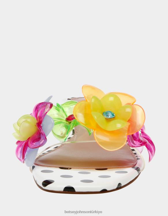 günlük siyah/polka/nokta N26HX114 kadınlar Betsey Johnson ayakkabı