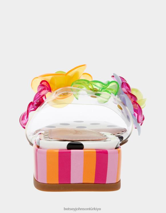 günlük siyah/polka/nokta N26HX114 kadınlar Betsey Johnson ayakkabı