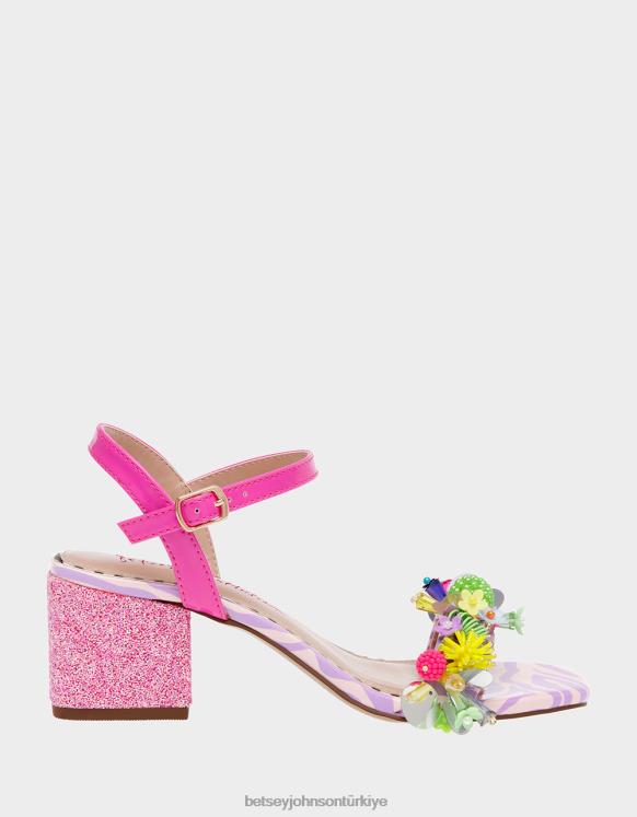 jayleene pembe çok N26HX97 kadınlar Betsey Johnson ayakkabı