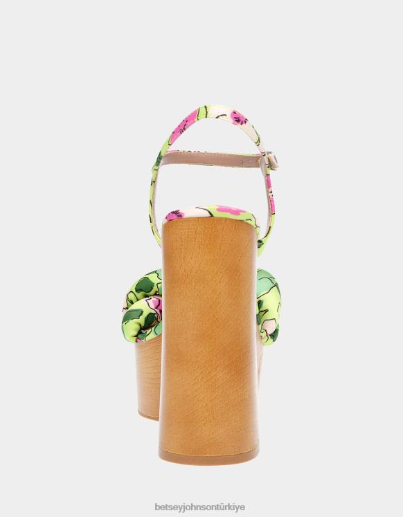mandi sarı çoklu N26HX115 kadınlar Betsey Johnson ayakkabı
