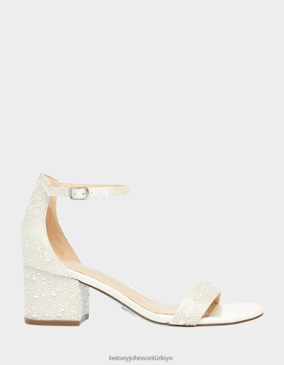mari fildişi N26HX38 kadınlar Betsey Johnson ayakkabı
